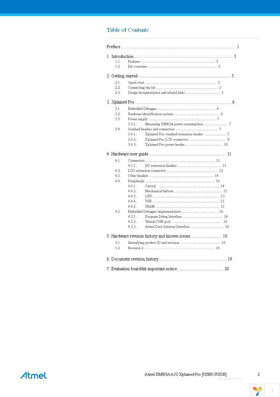 ATXMEGAA1U-XPRO Page 2