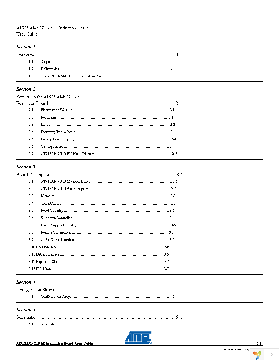 AT91SAM9G10-EK2 Page 3