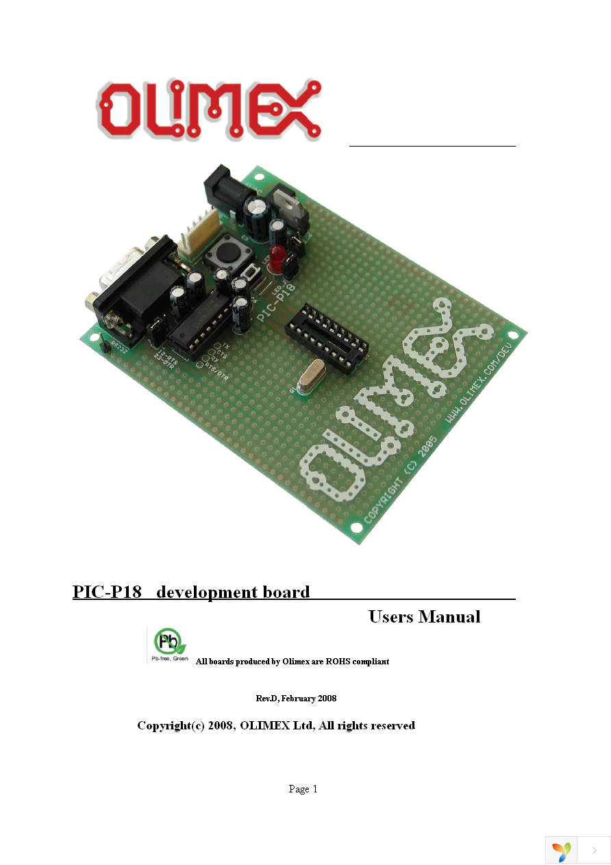 PIC-P18-20MHZ Page 1