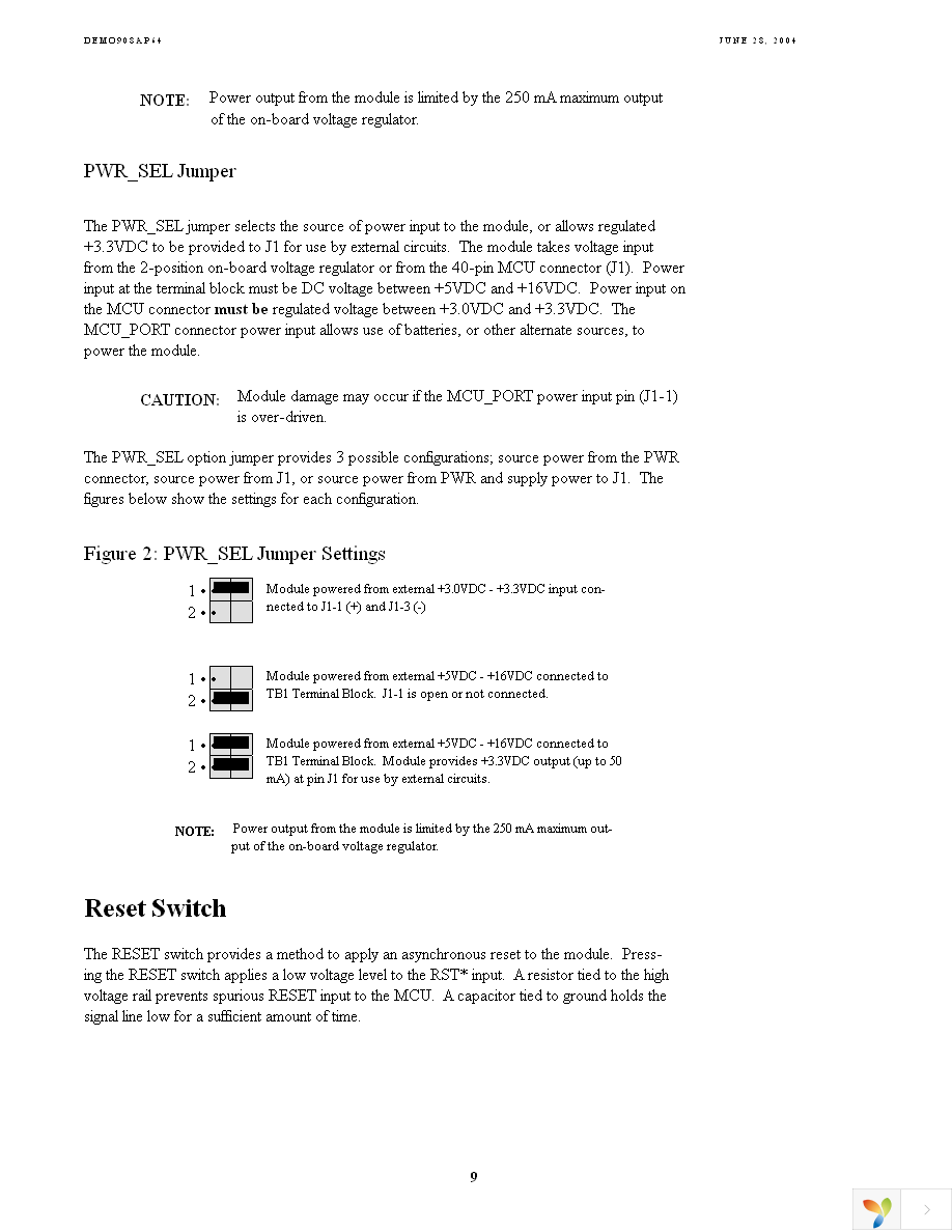 DEMO908AP64E Page 9