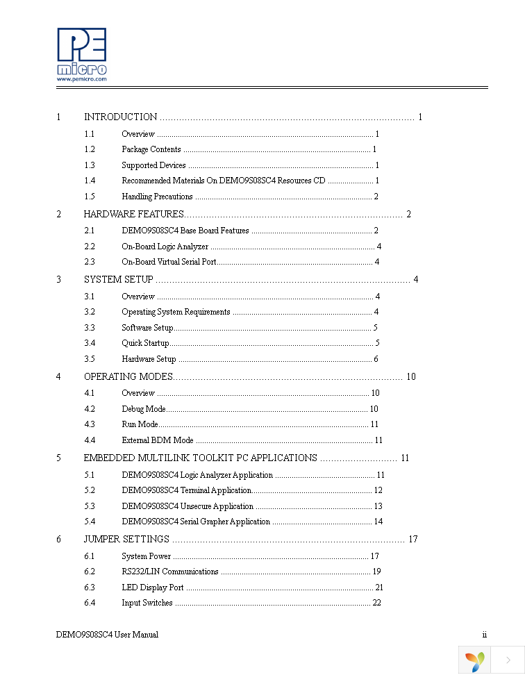 DEMO9S08SC4 Page 3