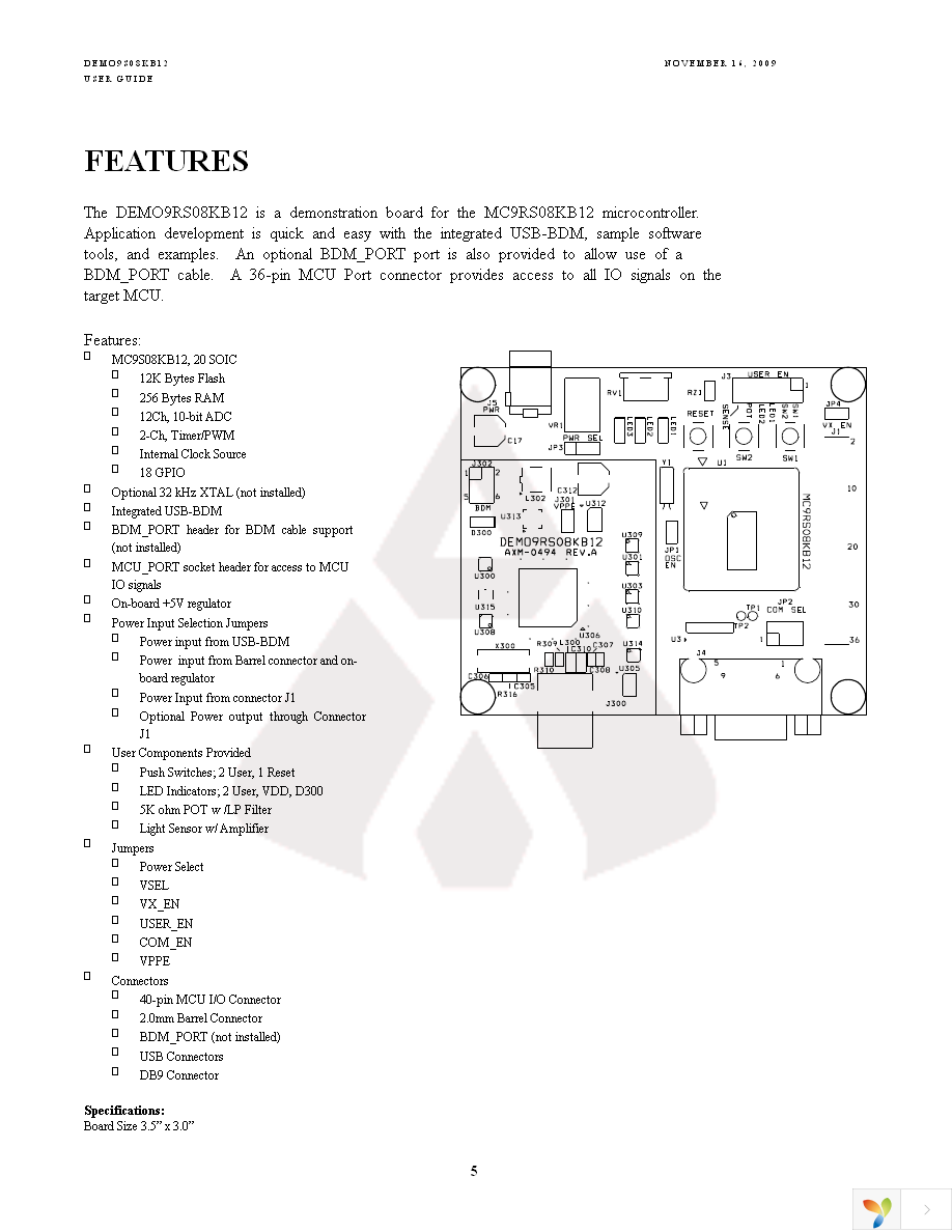 DEMO9RS08KB12 Page 5