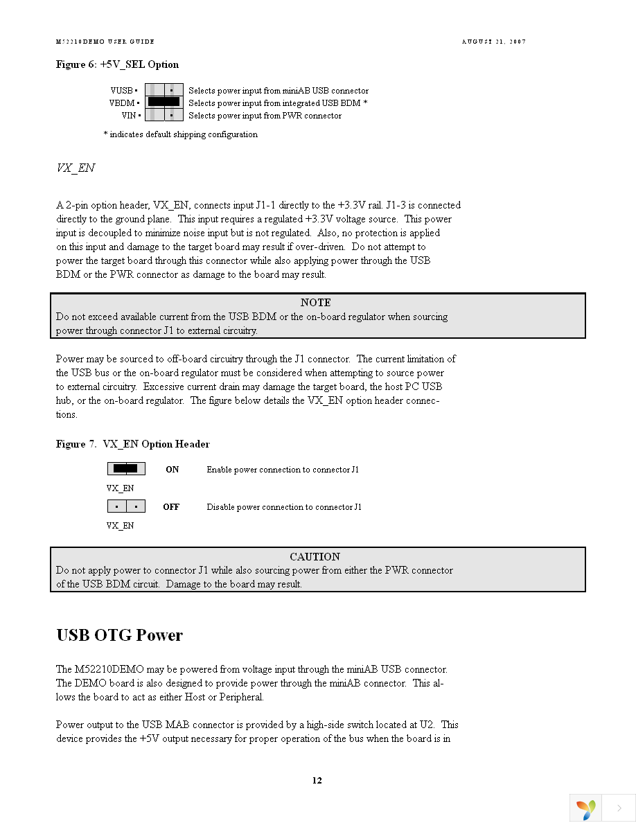 M52210DEMO Page 12