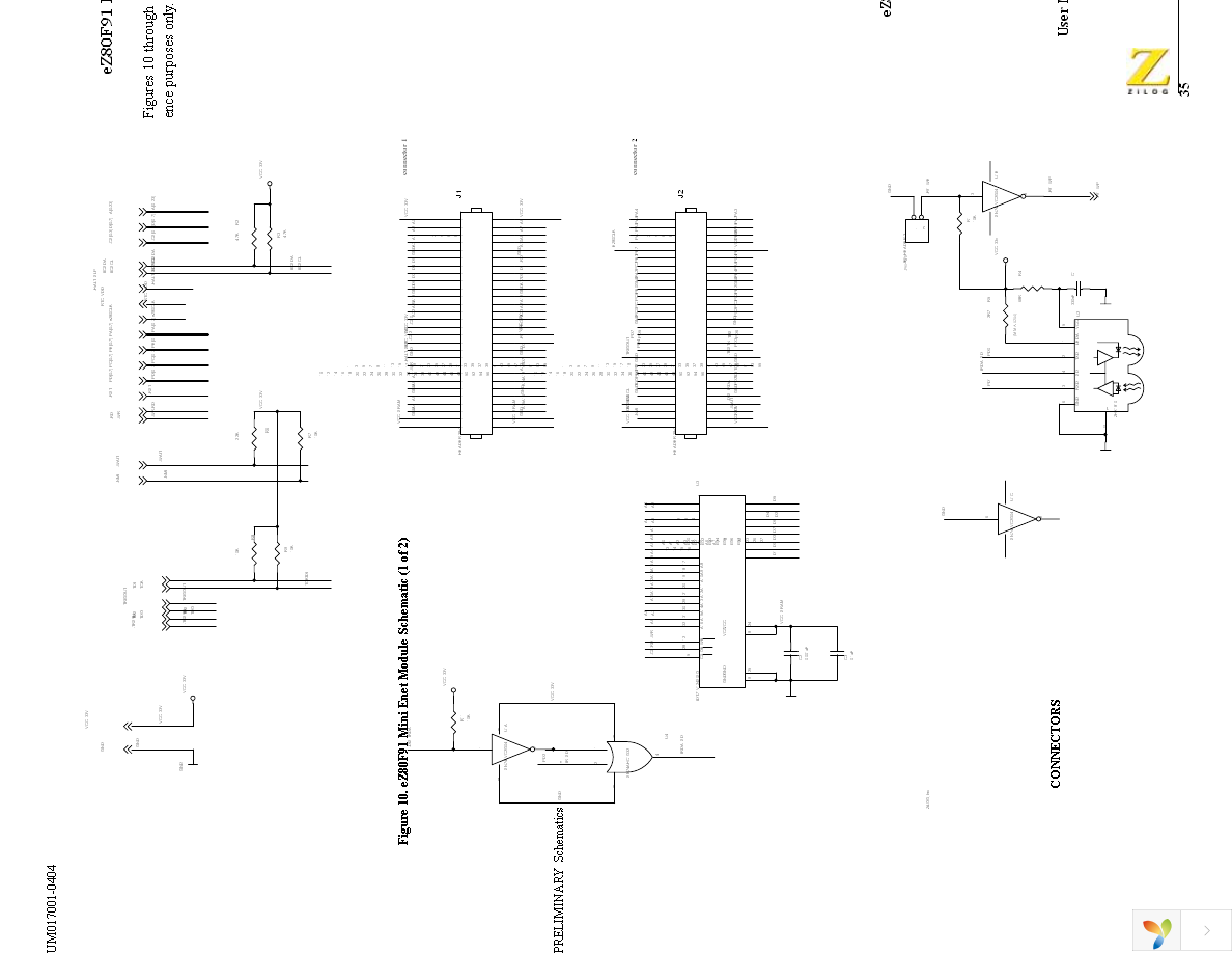 EZ80F910100KIT Page 45