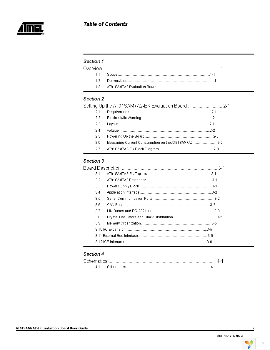 AT91SAM7A2-EK Page 3