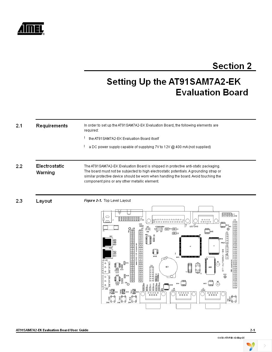 AT91SAM7A2-EK Page 7