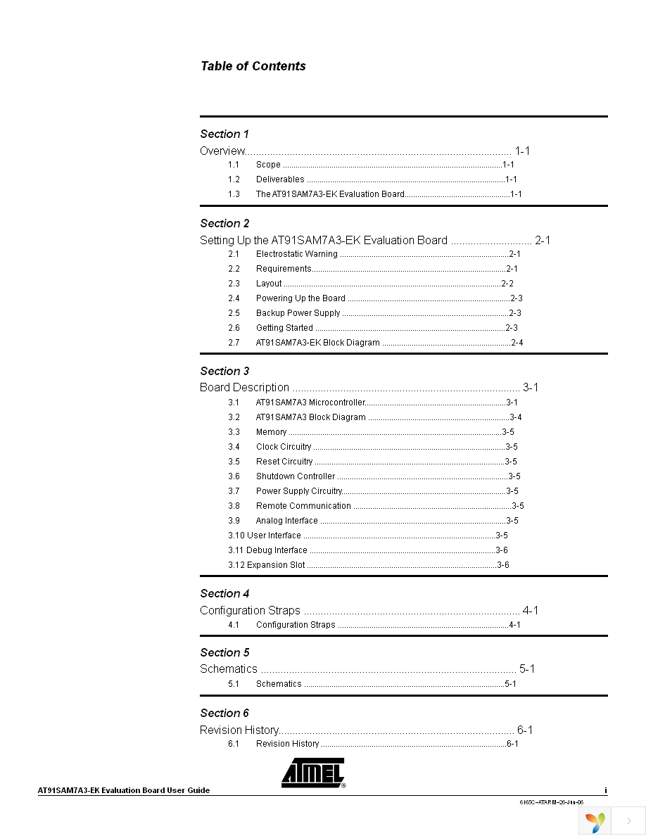 AT91SAM7A3-EK Page 2