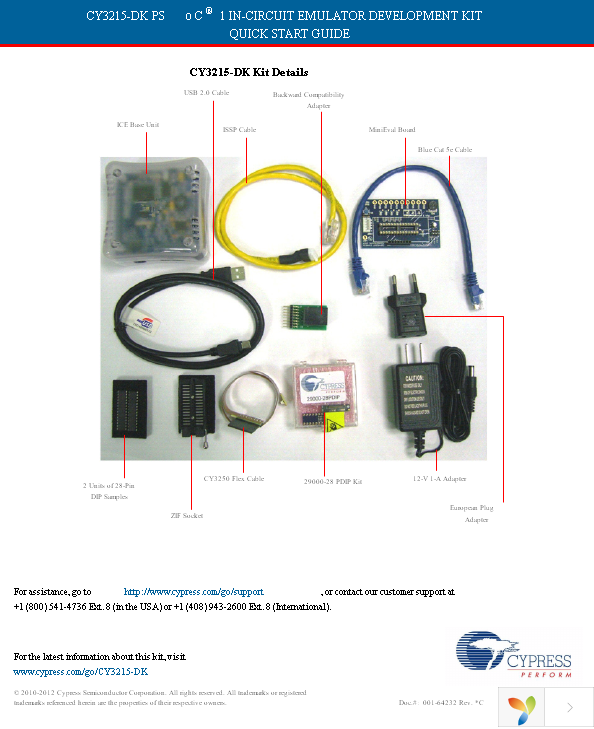 CY3215-DK Page 2