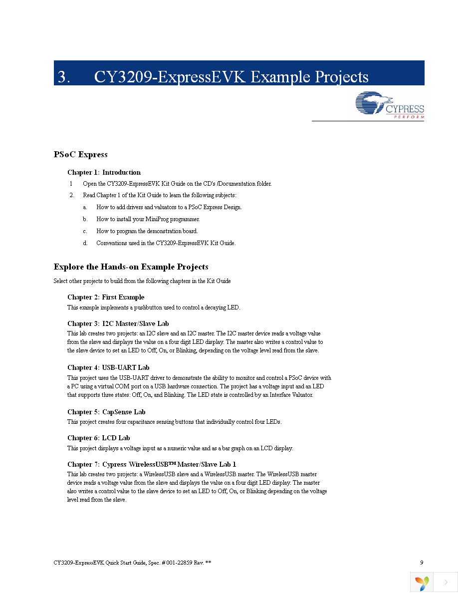 CY3209-EXPRESSEVK Page 9