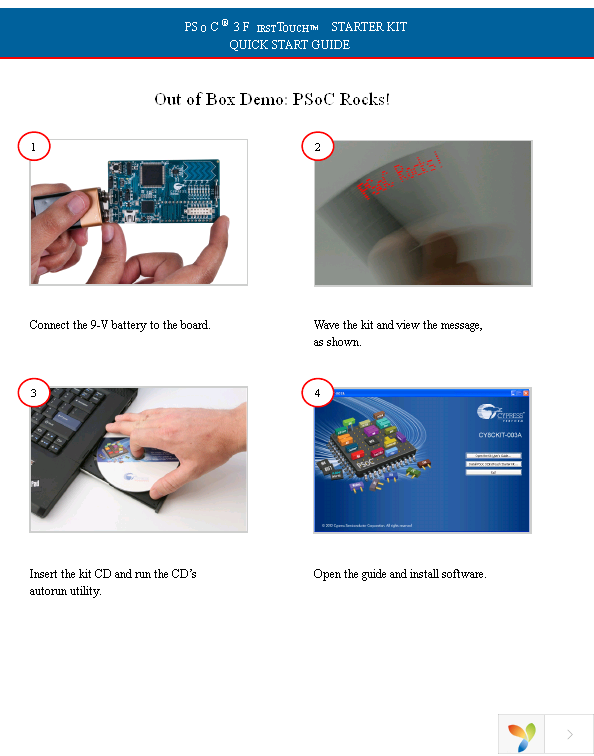 CY8CKIT-003B Page 1