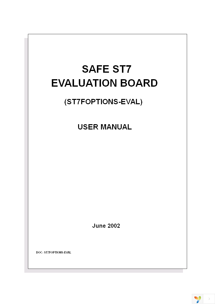 ST7FOPTIONS-EVAL Page 1