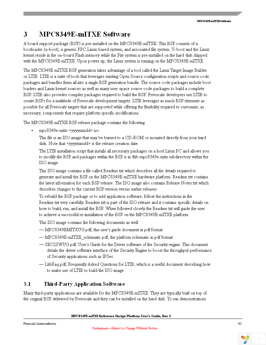 MPC8349E-MITXE Page 45