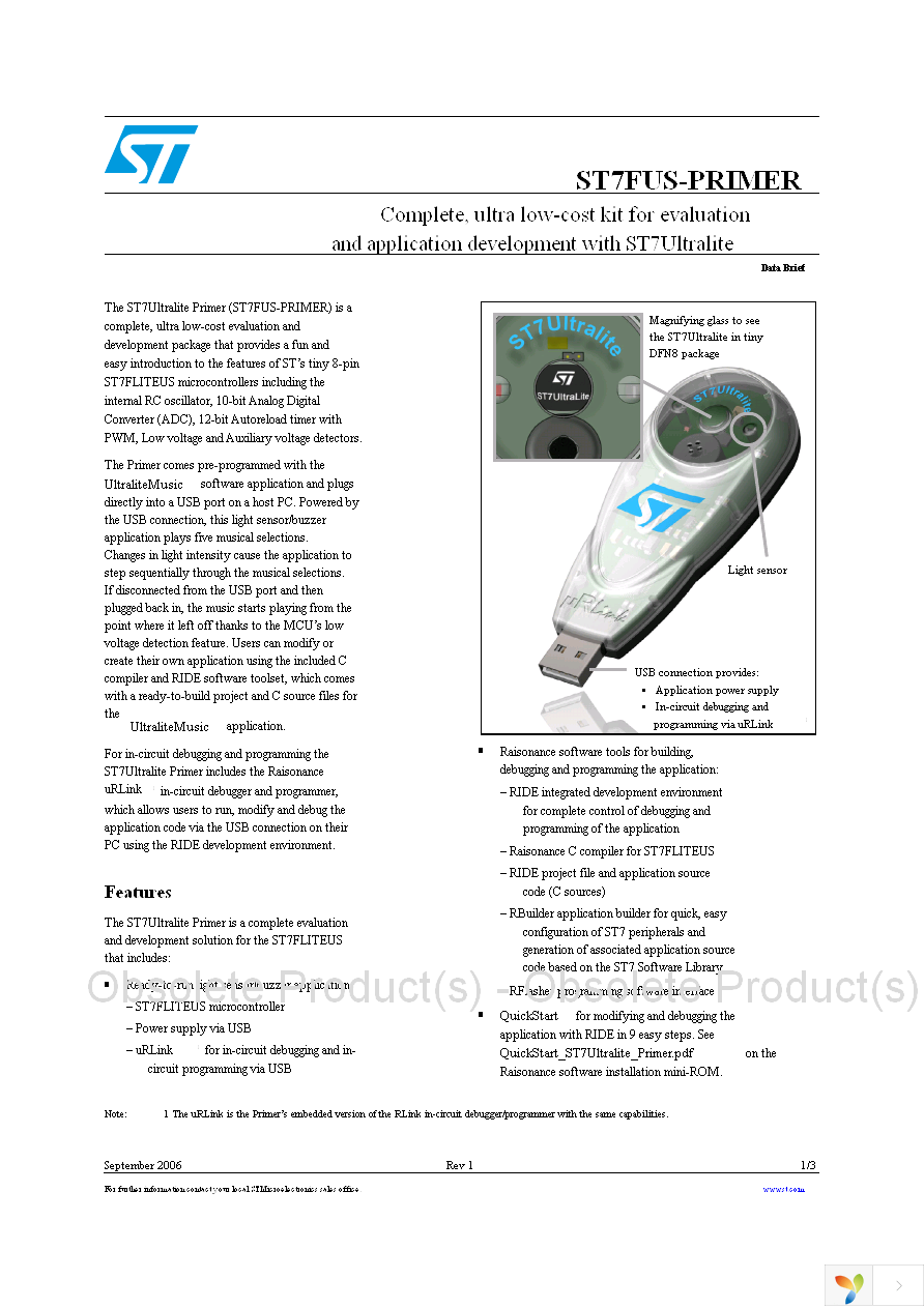 ST7FUS-PRIMER Page 1