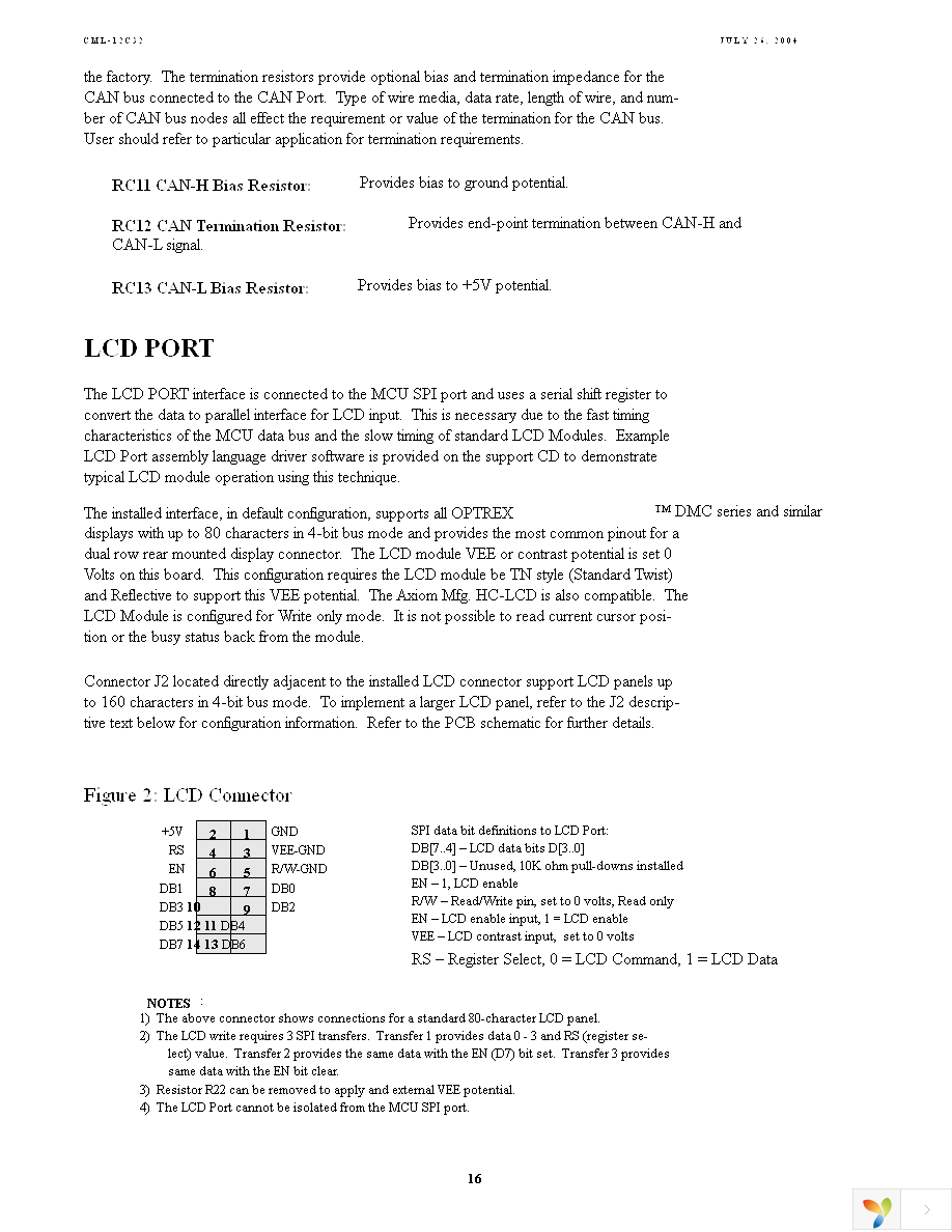 CML12C32SLK Page 16