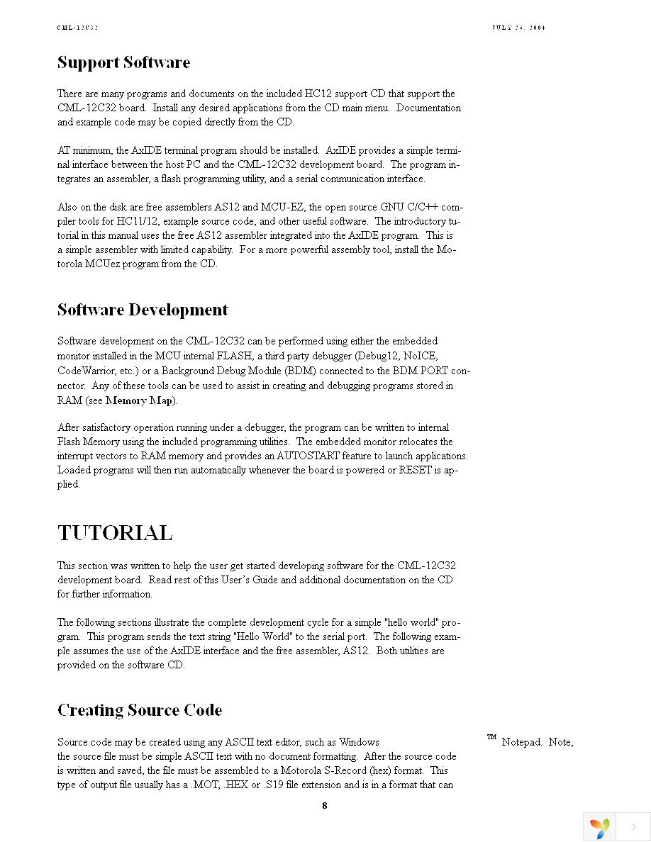 CML12C32SLK Page 8