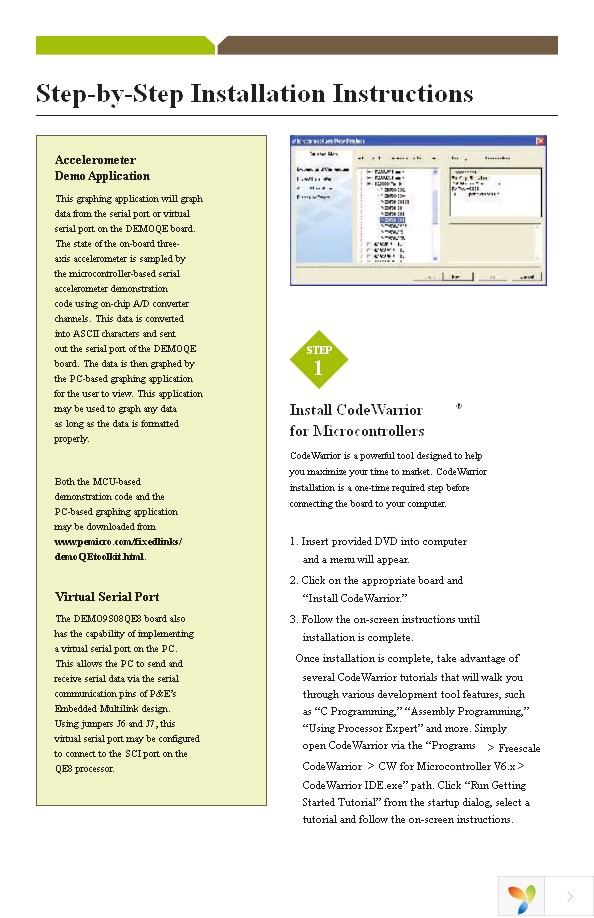 DEMO9S08QE8 Page 3