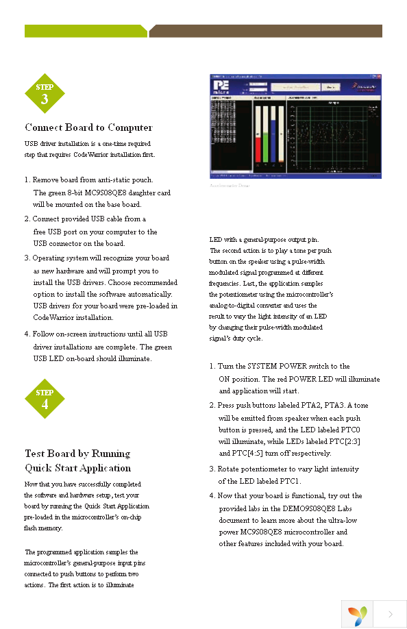 DEMO9S08QE8 Page 5