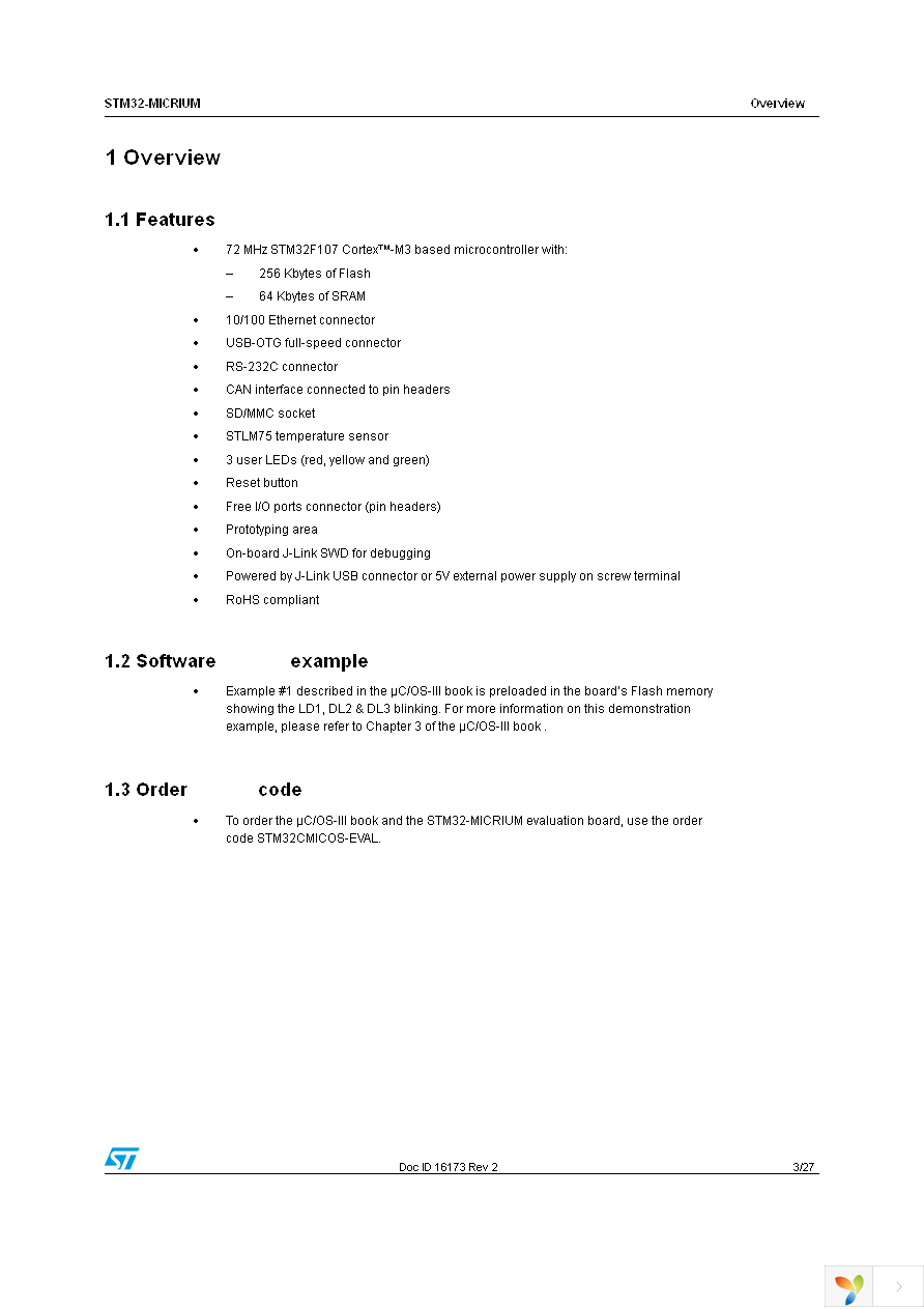 STM32CMICOS-EVAL Page 3