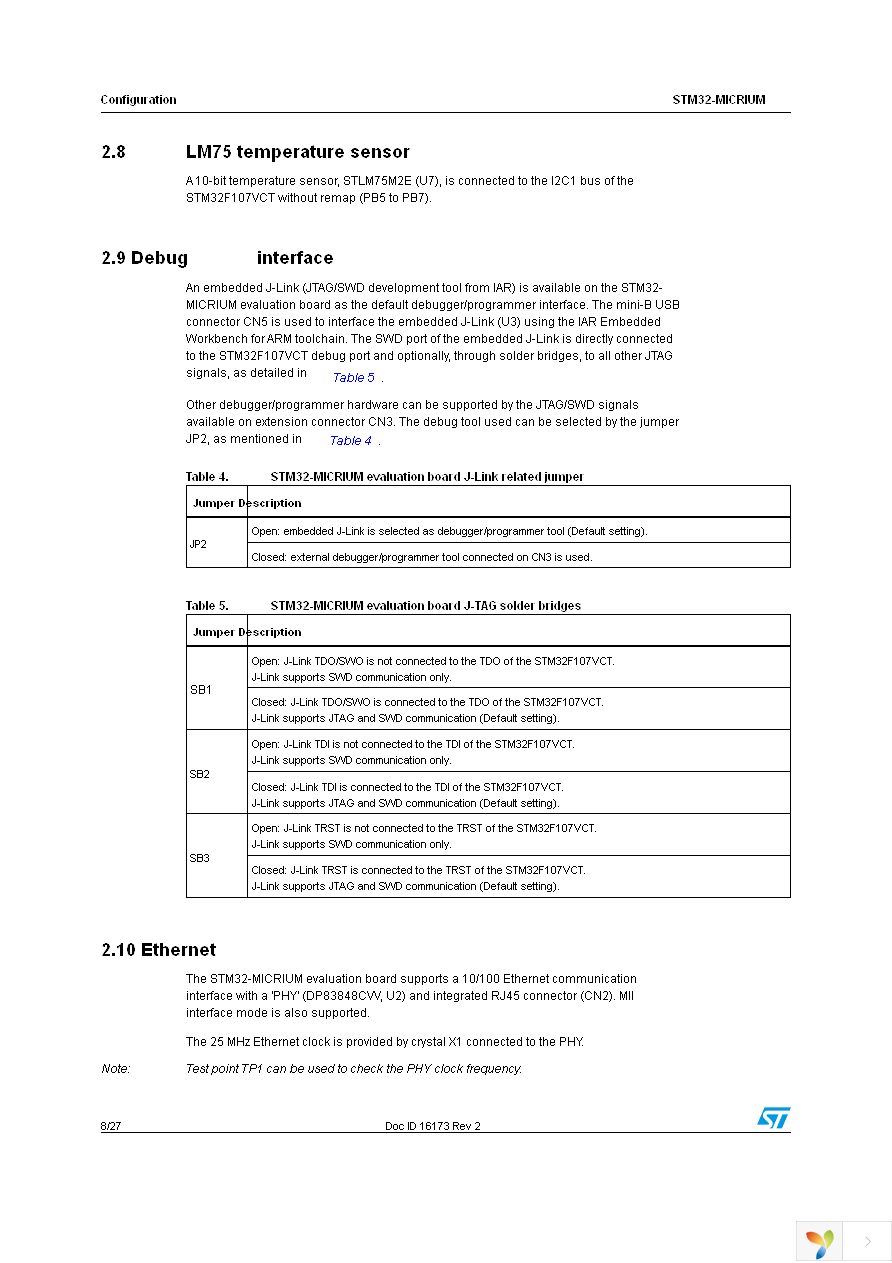 STM32CMICOS-EVAL Page 8