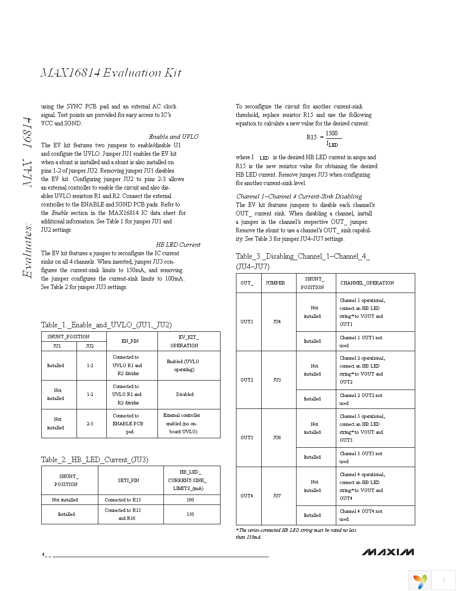 MAX16814EVKIT+ Page 4