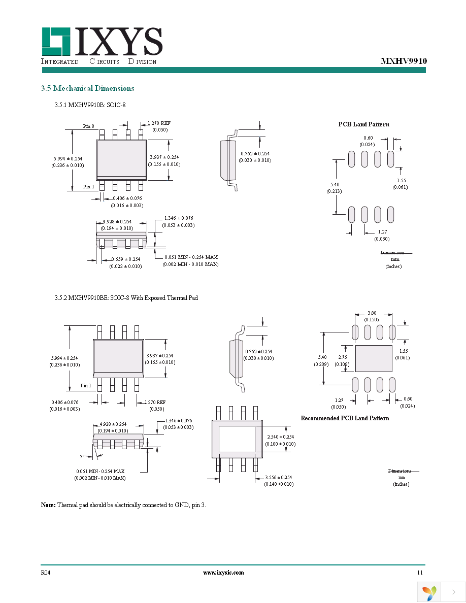 MXHV9910DB3 Page 11