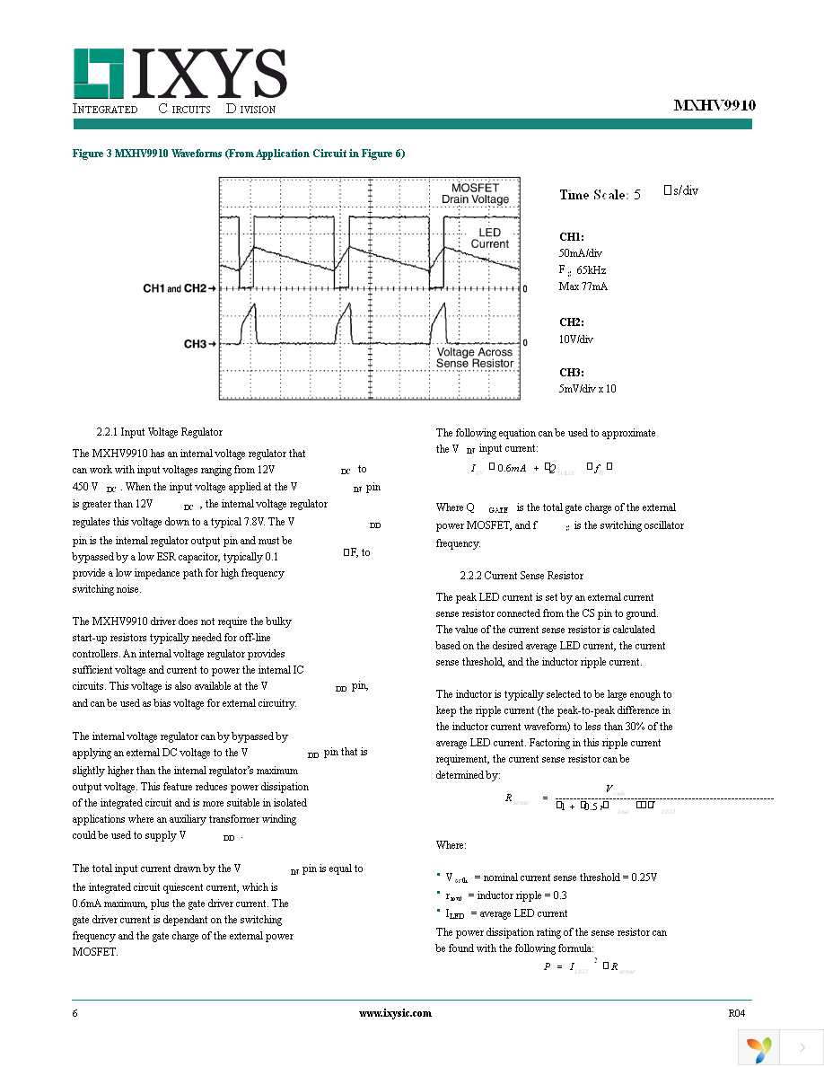 MXHV9910DB3 Page 6