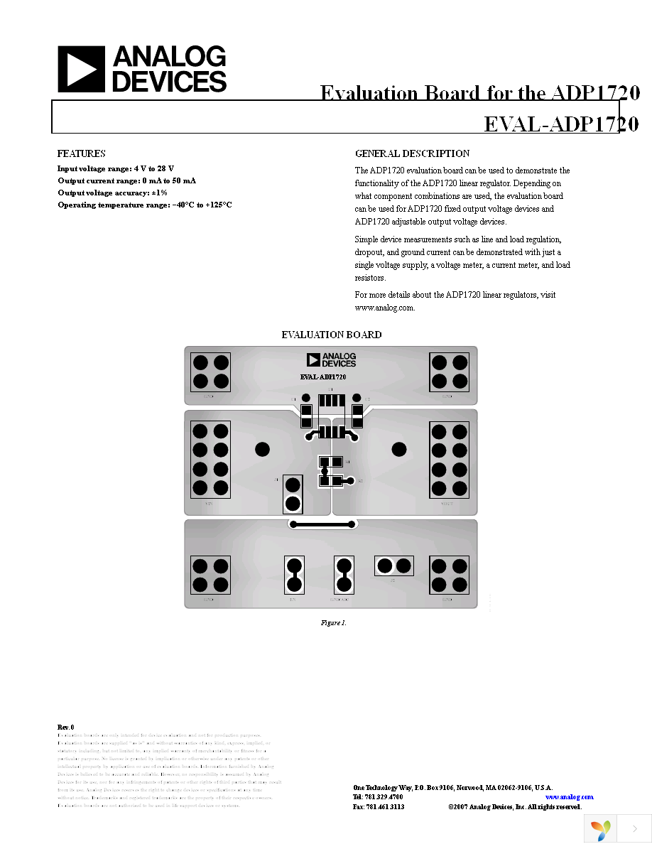 ADP1720-EVALZ Page 1