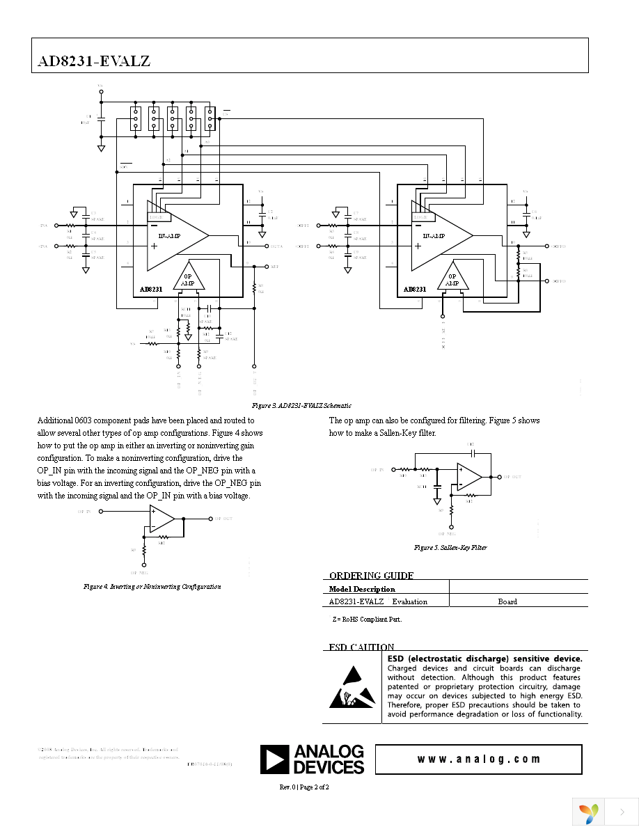 AD8231-EVALZ Page 2