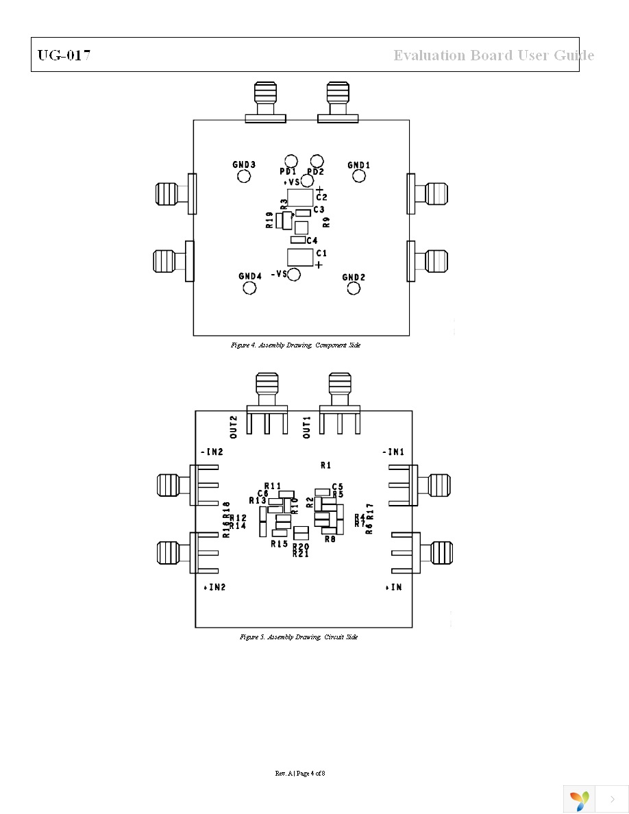 ADA4850-2YCP-EBZ Page 4