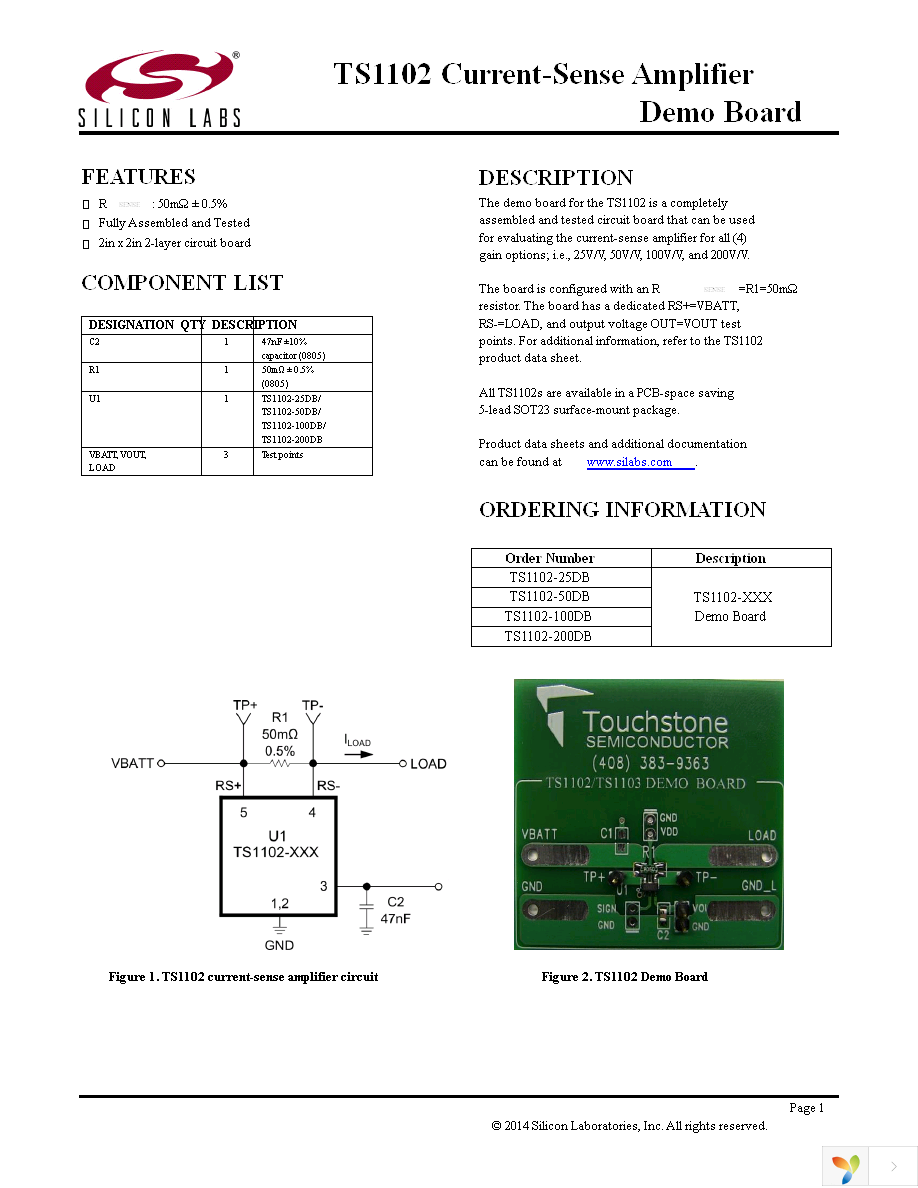 TS1102-25DB Page 1