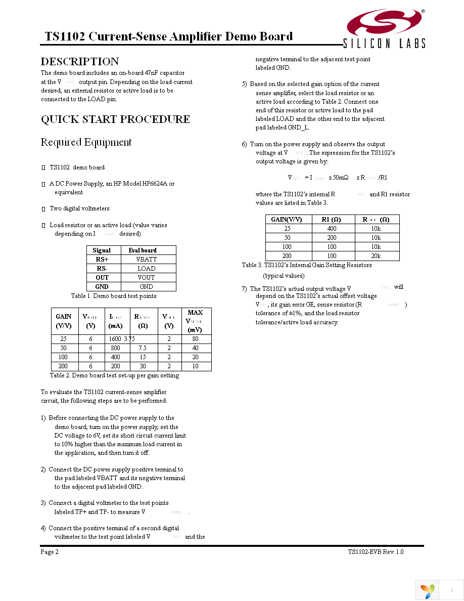 TS1102-25DB Page 2