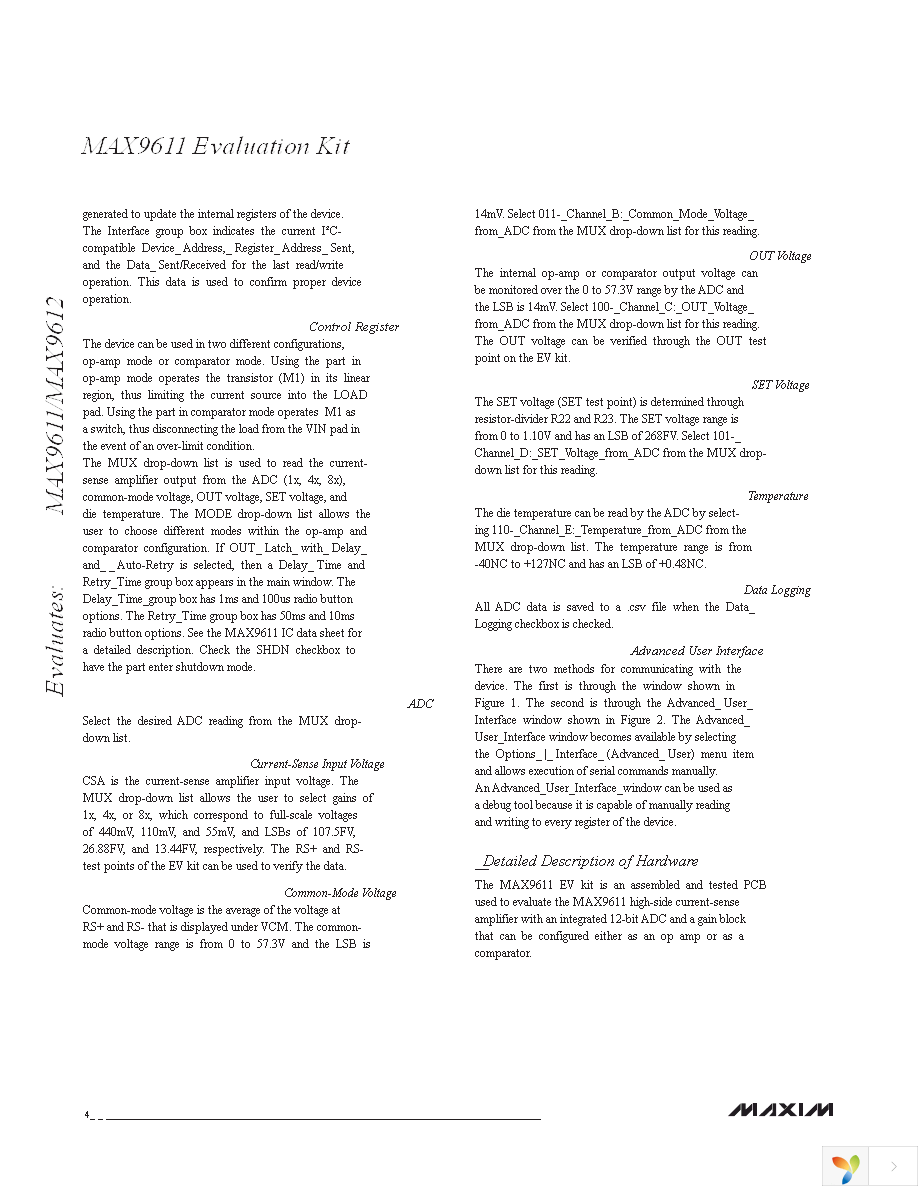 MAX9611EVKIT+ Page 4