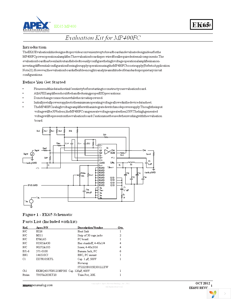 EK65 Page 1