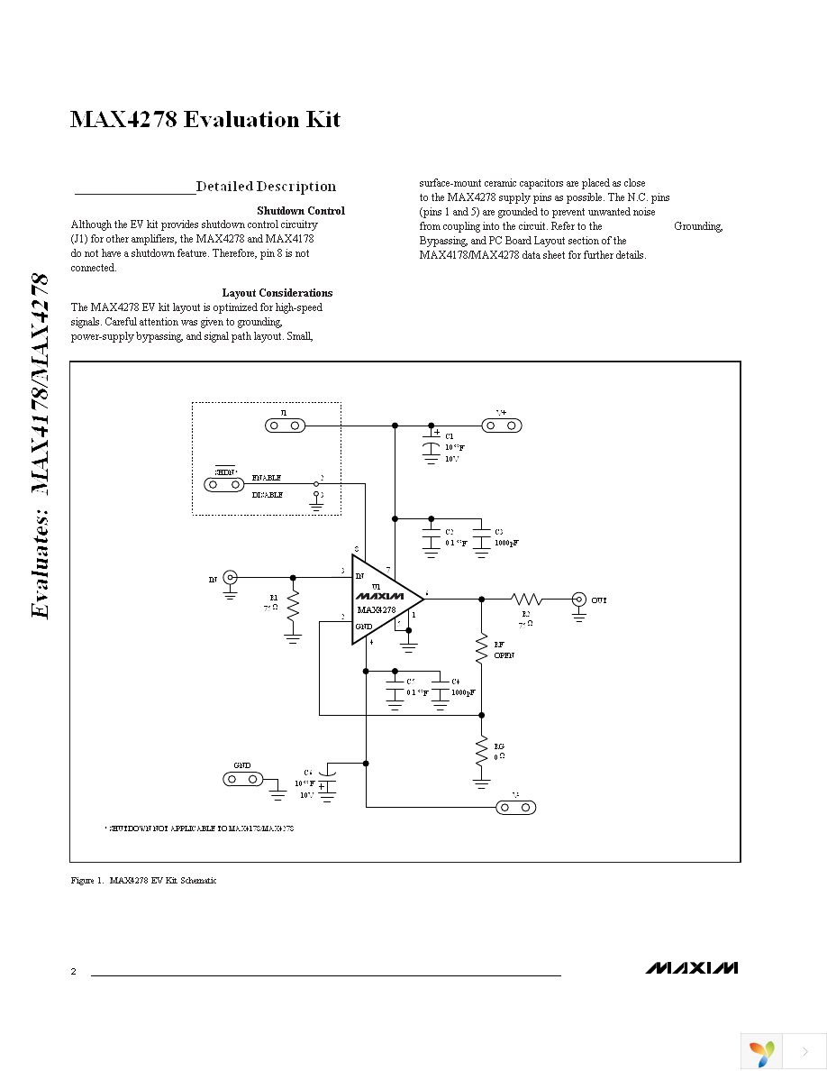 MAX4278EVKIT-SO Page 2