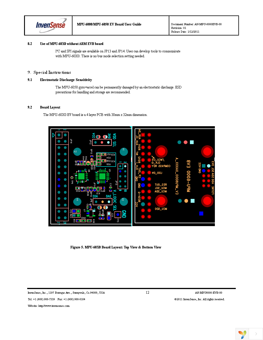 MPU-6000EVB Page 12