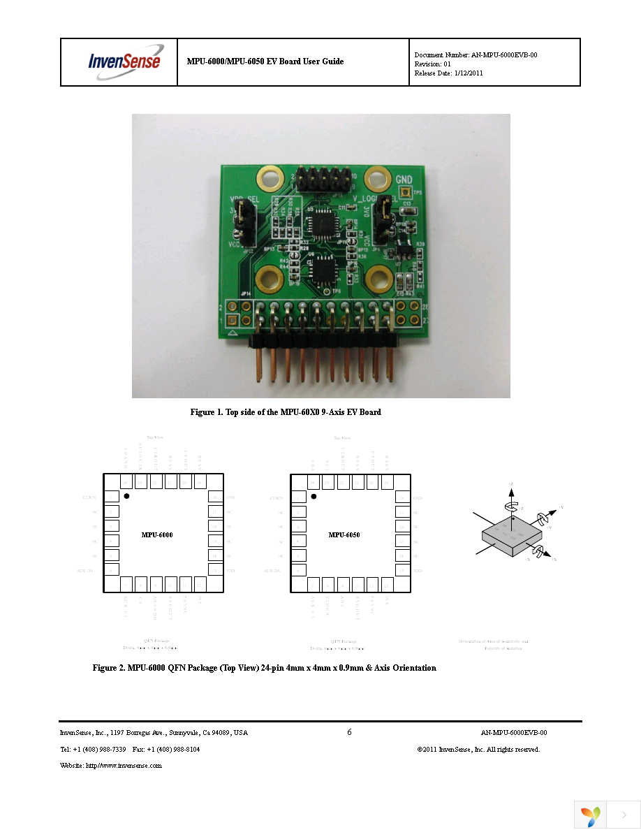 MPU-6000EVB Page 6