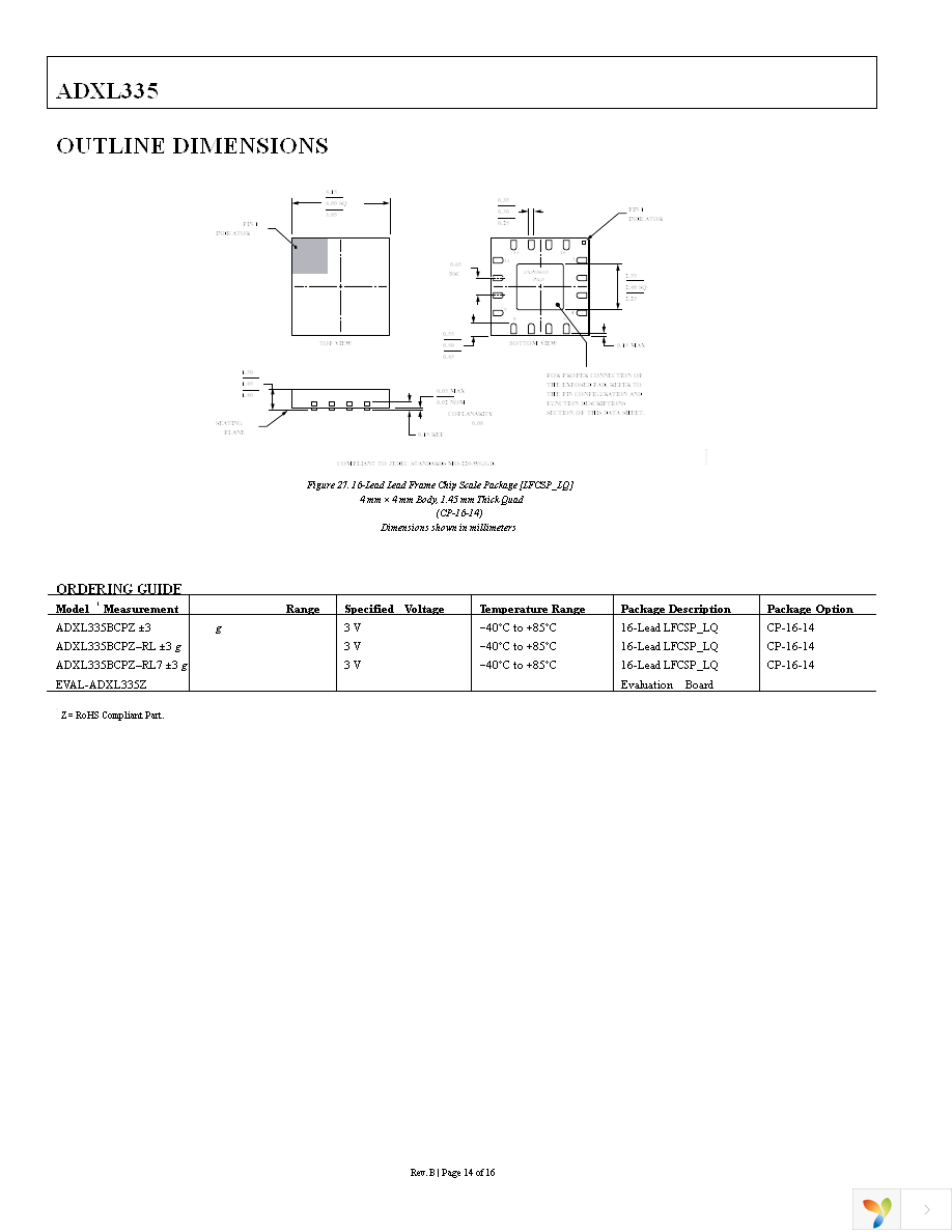 EVAL-ADXL335Z Page 14