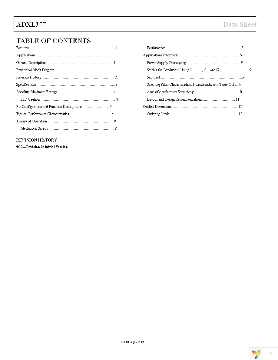 EVAL-ADXL377Z Page 2