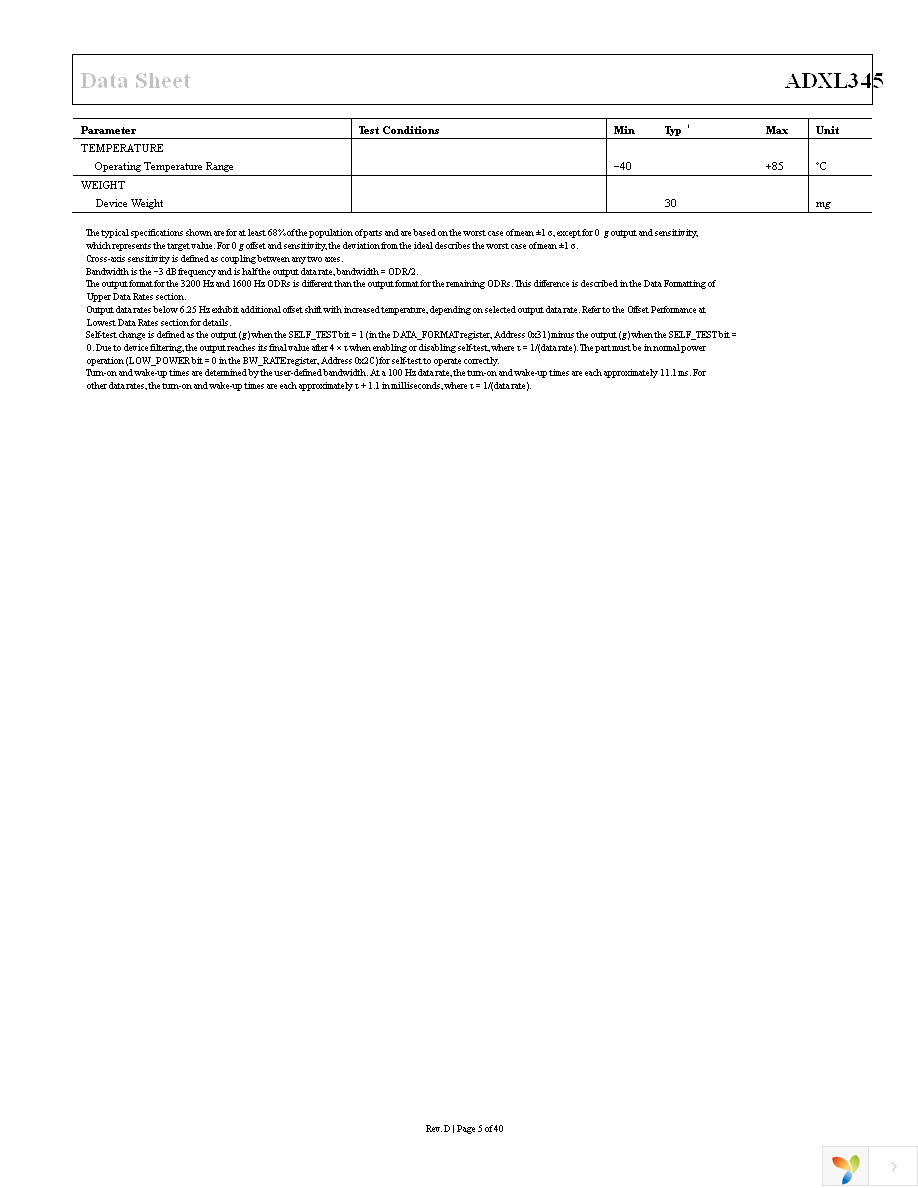 EVAL-ADXL345Z Page 5