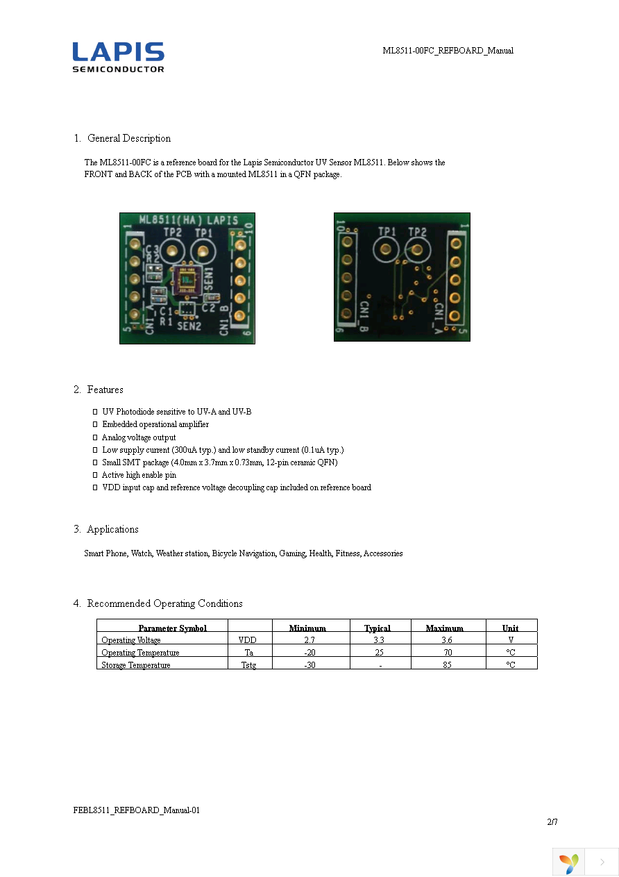 ML8511_REFBOARD Page 3