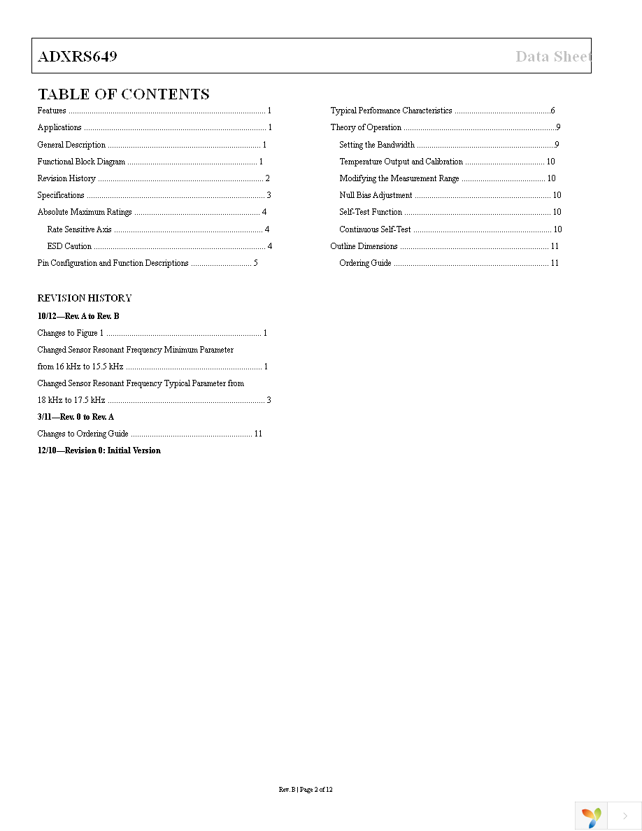 EVAL-ADXRS649Z Page 2