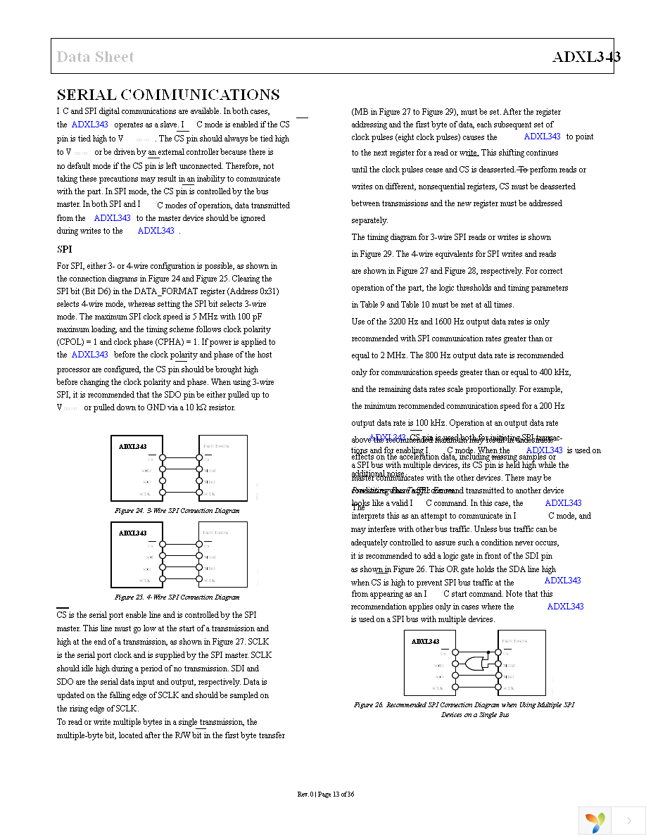 EVAL-ADXL343Z-DB Page 13