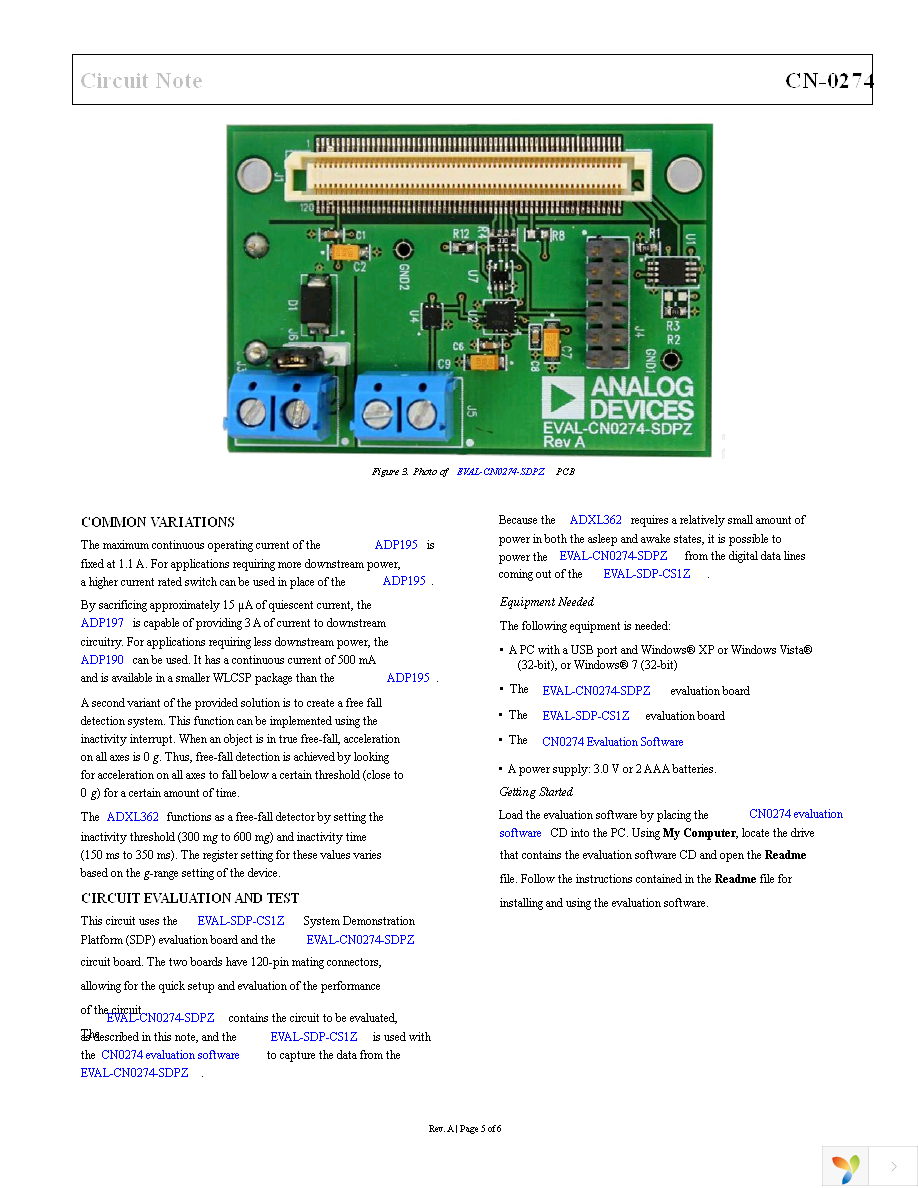 EVAL-CN0274-SDPZ Page 5