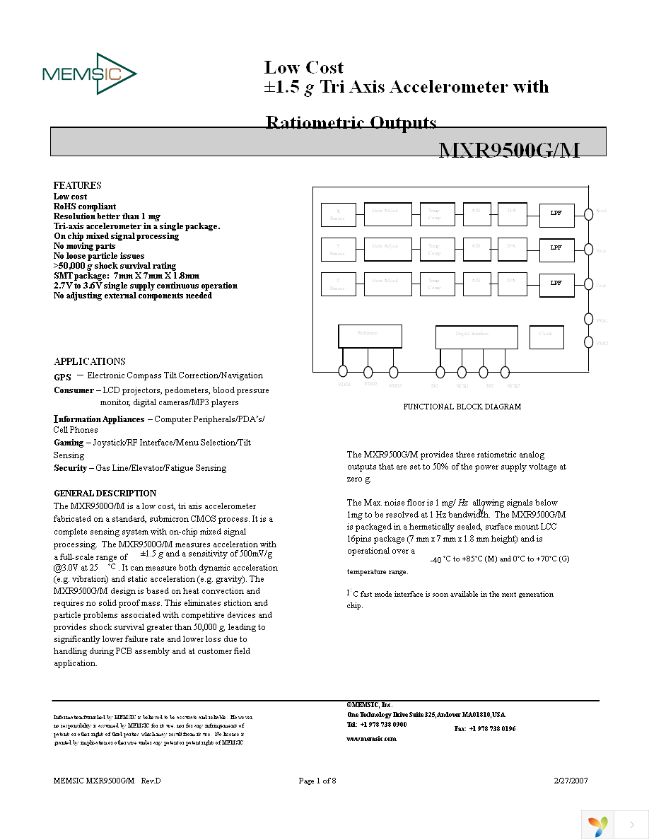 MXR9500MZ-B Page 1