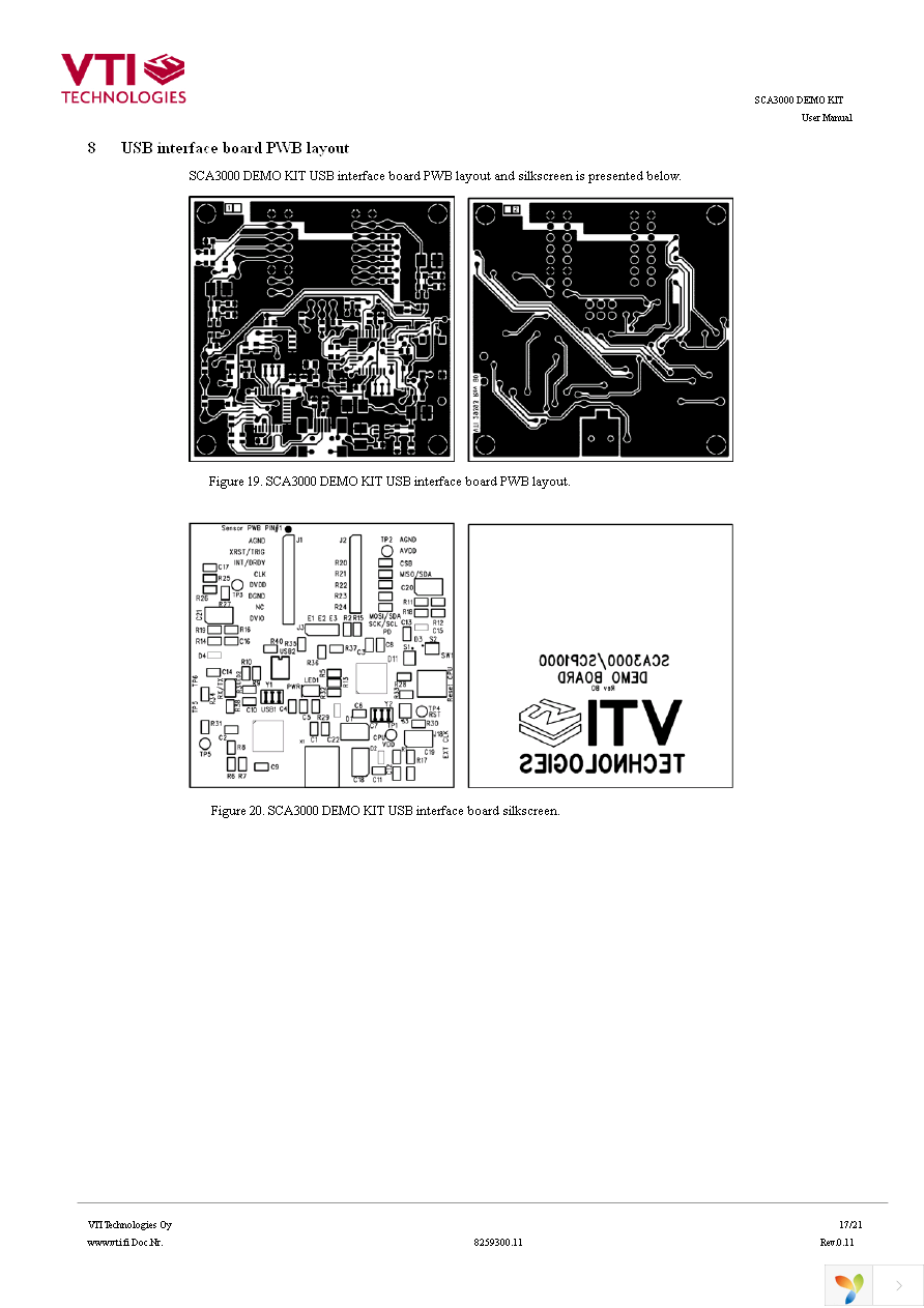 SCA3000-D01DEMO Page 17