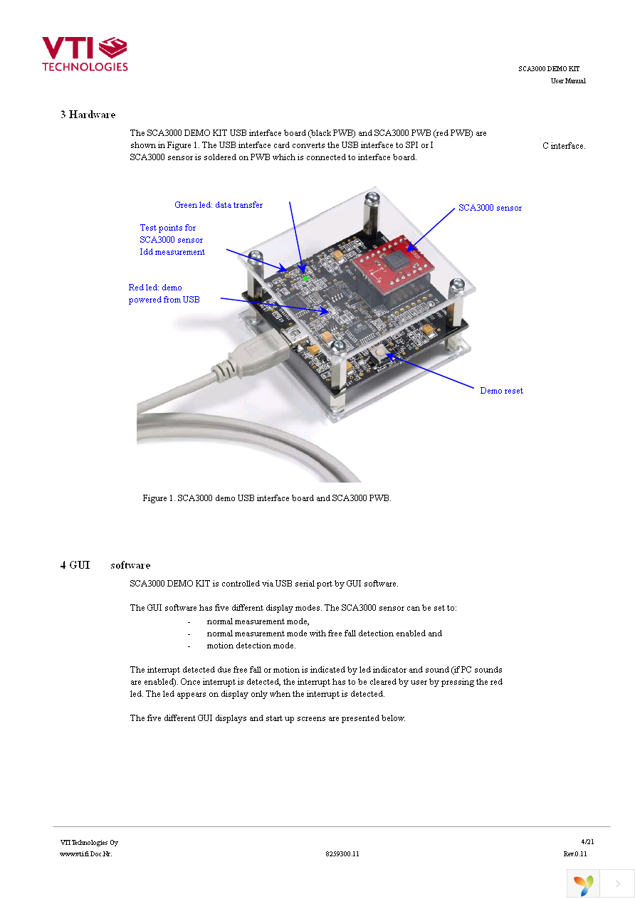 SCA3000-D01DEMO Page 4