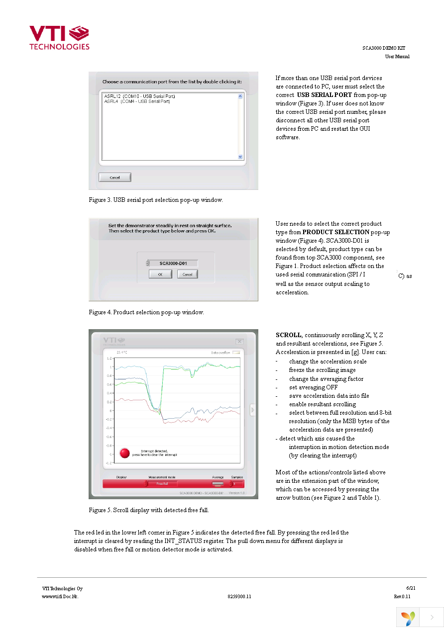 SCA3000-D01DEMO Page 6