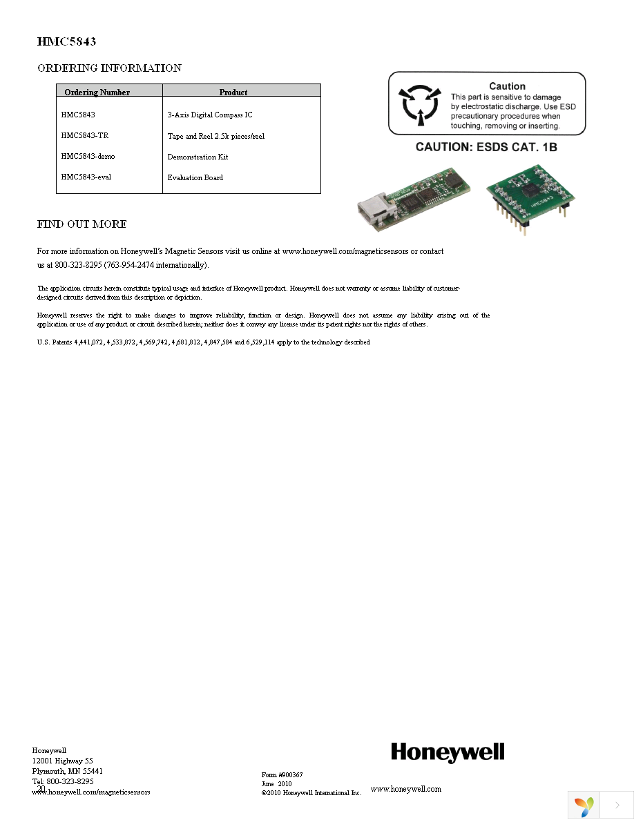 HMC5843-EVAL Page 20