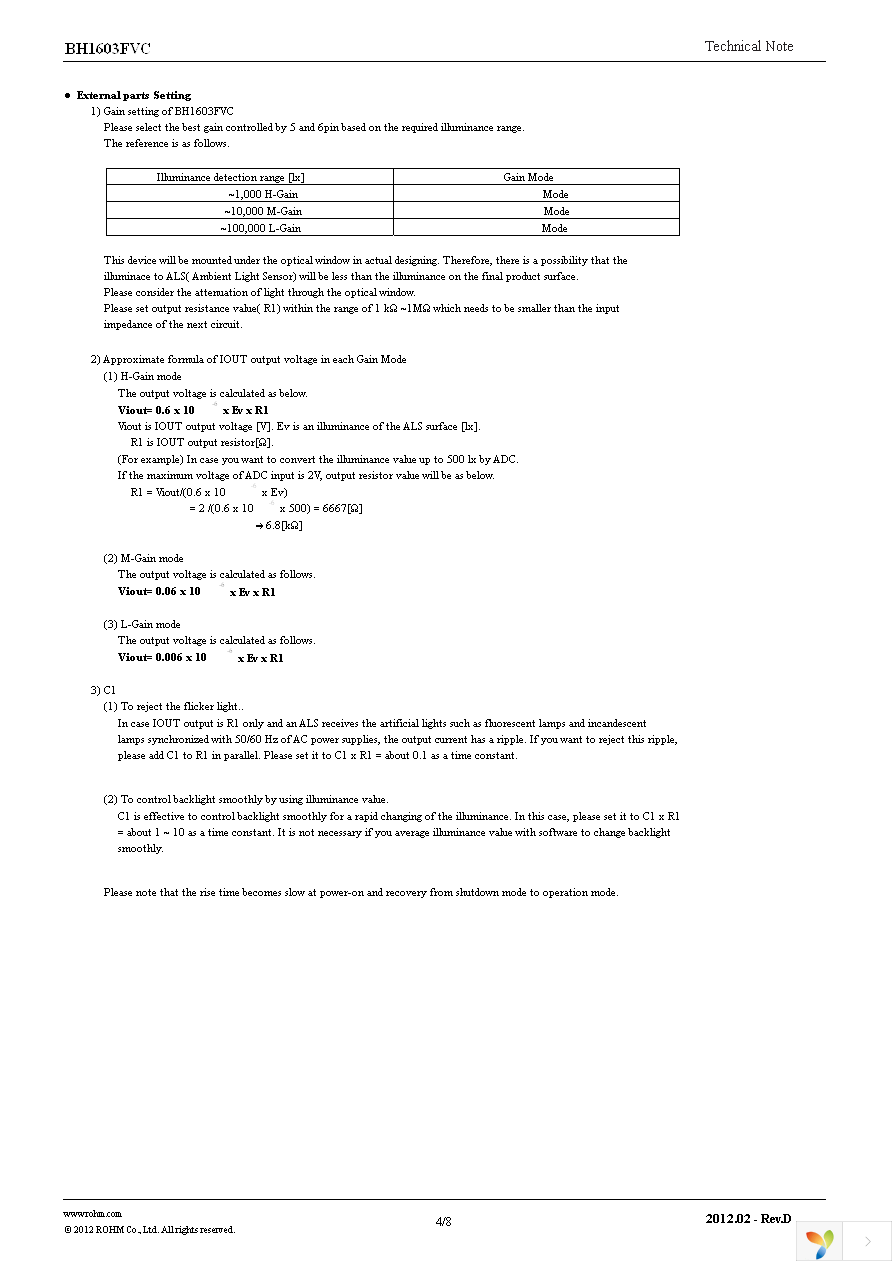 EVAL.BH1603FVC Page 4