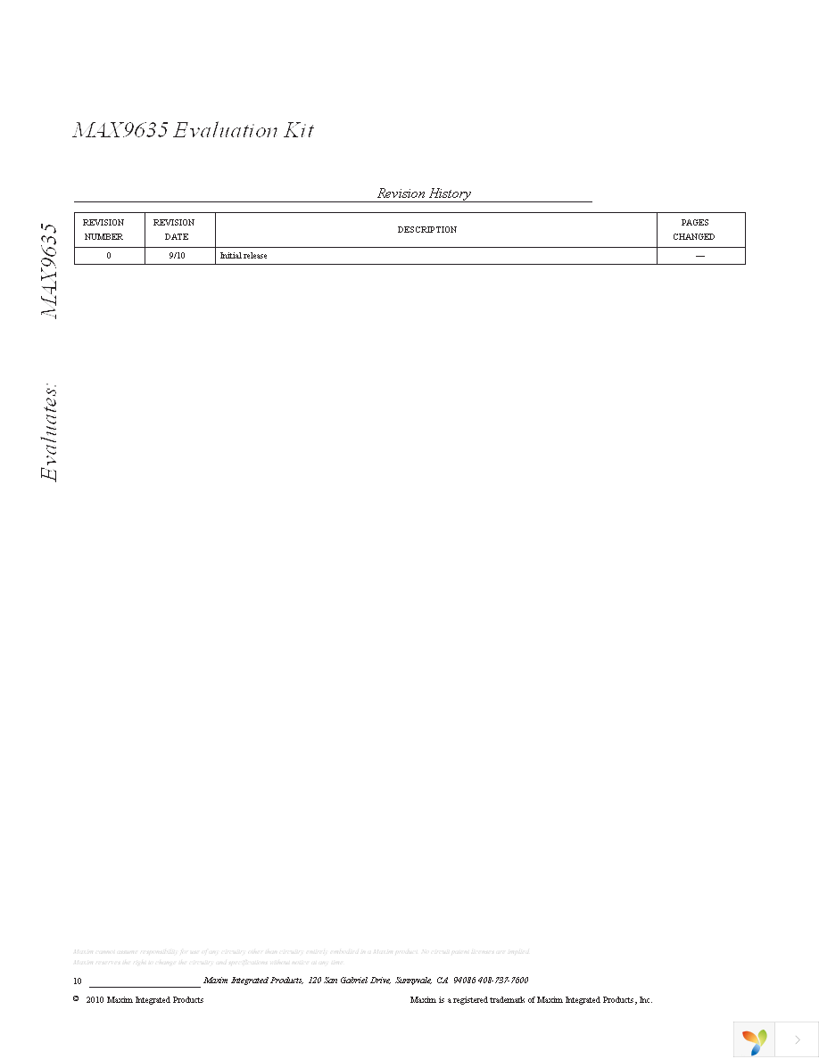 MAX9635EVKIT+ Page 10